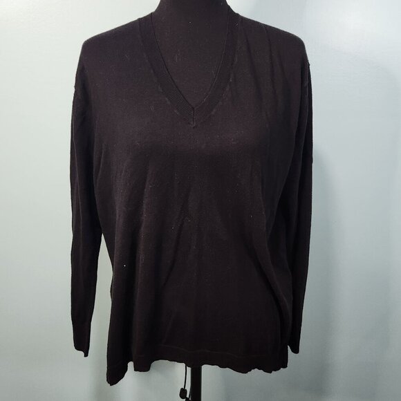 Michael Kors Collection Sweaters - Michael Kors Collection High Low V-Neck Sweater Womans M

Lot E